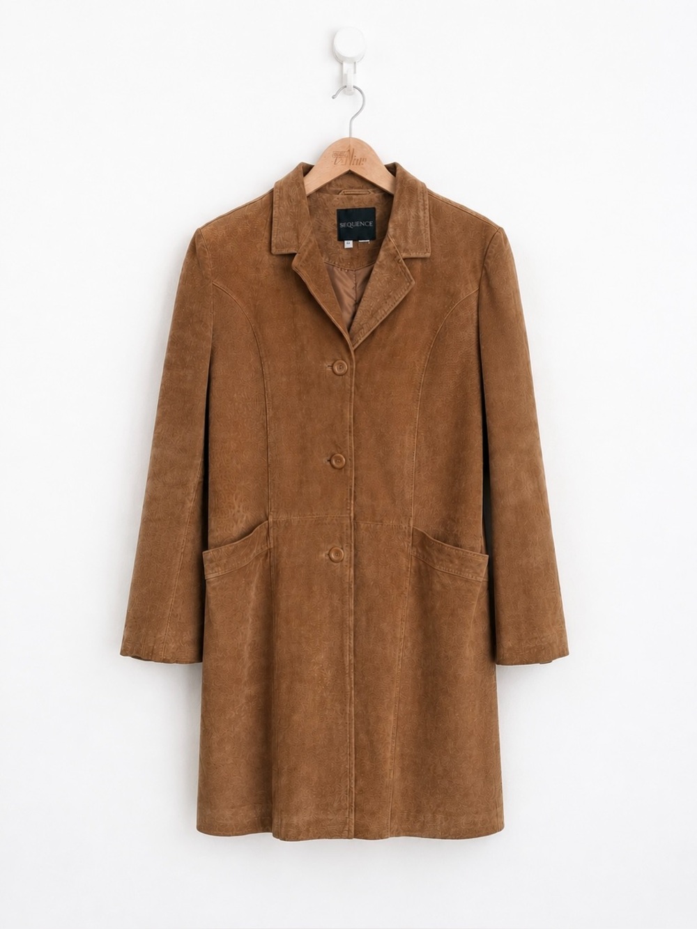 Sequence Suede Brown Leather Jacket